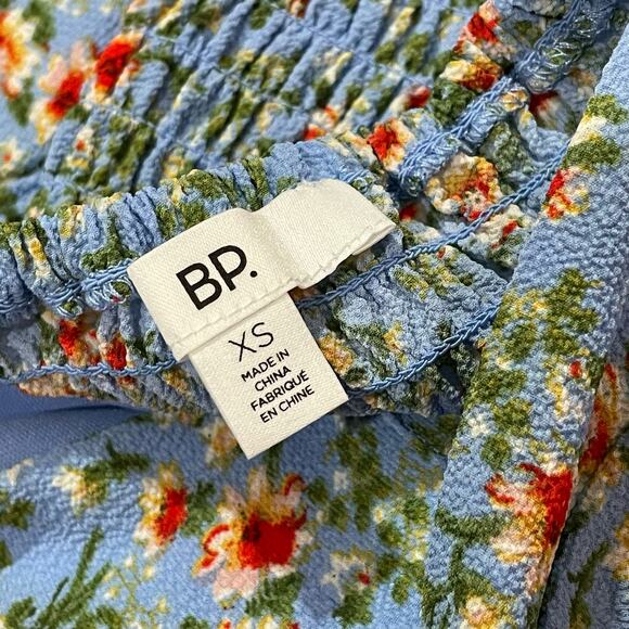 NWT BP Blue Glow Floral Fields A Line Dress - XS - Picture 8 of 13